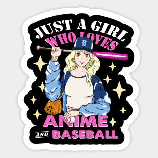 Funny Women Loves Playing Baseball Baseballer Sports Athlete Sticker